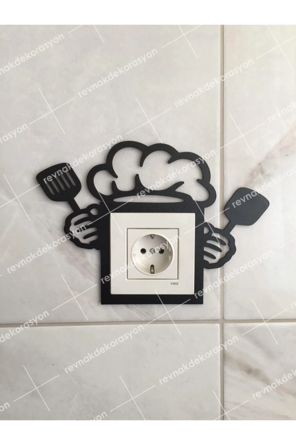 Precision Laser-Cut Kitchen Socket Cover Frame