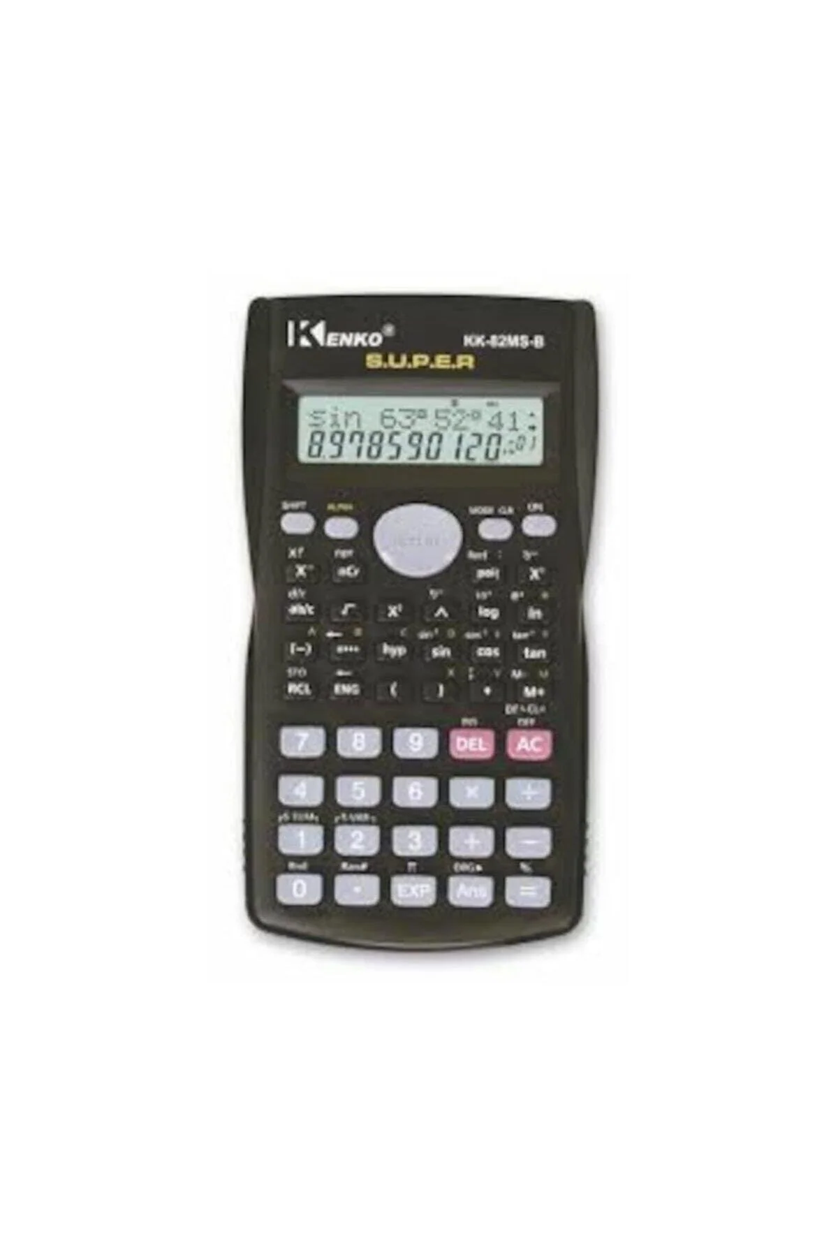 12-digit scientific calculator with 240 functions for school and office