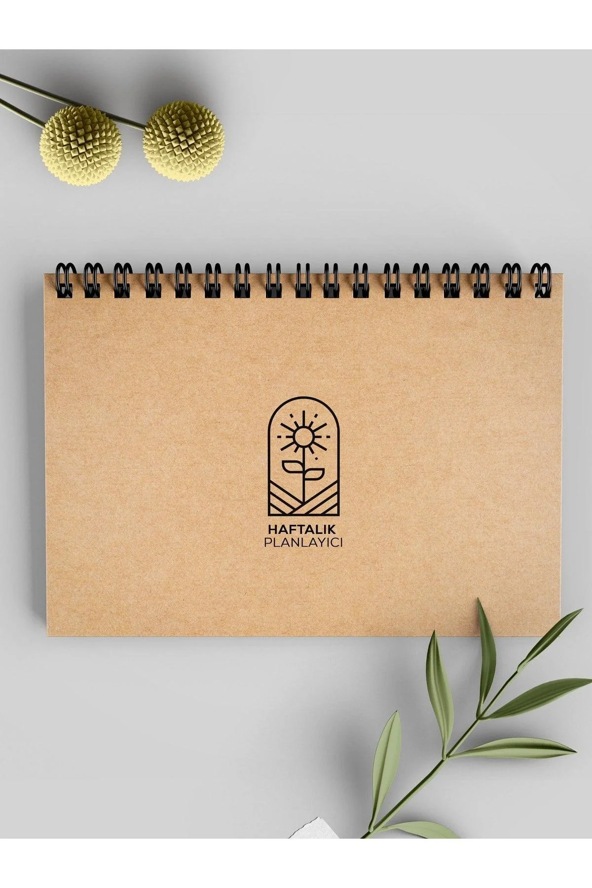 Kraft Weekly Planner - A5 Size, 400 GSM Cover