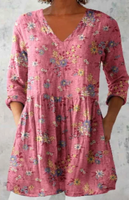 Ladies' Printed Long Sleeves