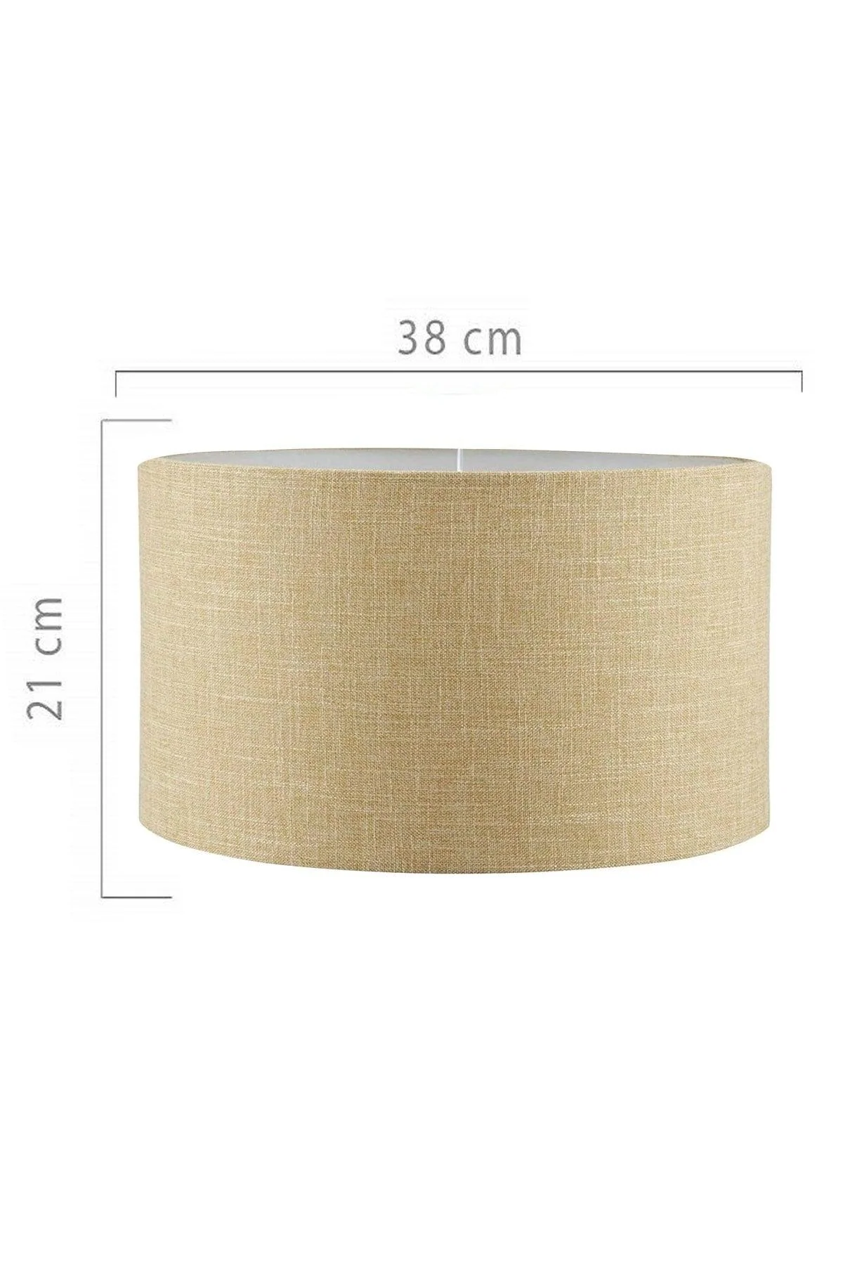 Decorative LED pendant lamp shade, 38 cm diameter, 21 cm height