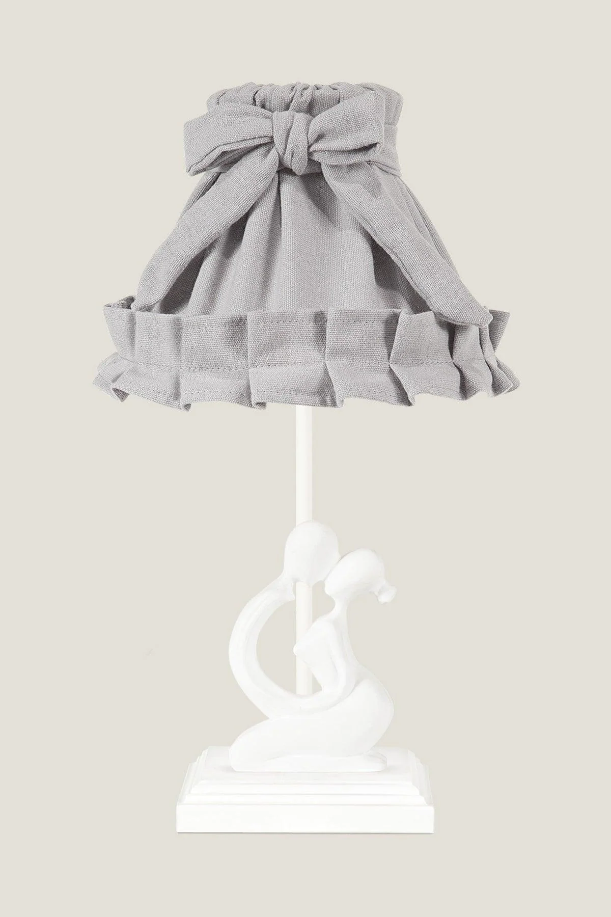 Small fabric lampshade with heart design E14 socket