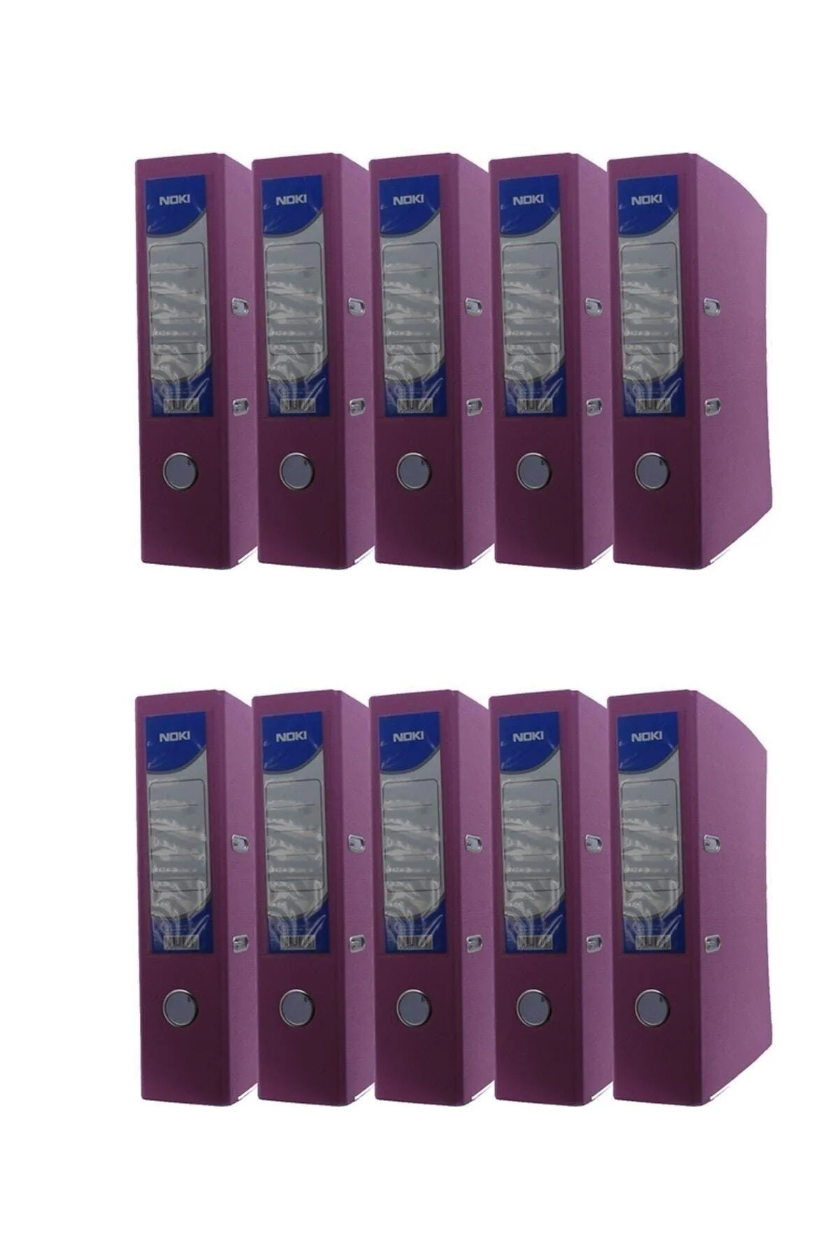 Pink Large Plastic Folder – Pack of 10