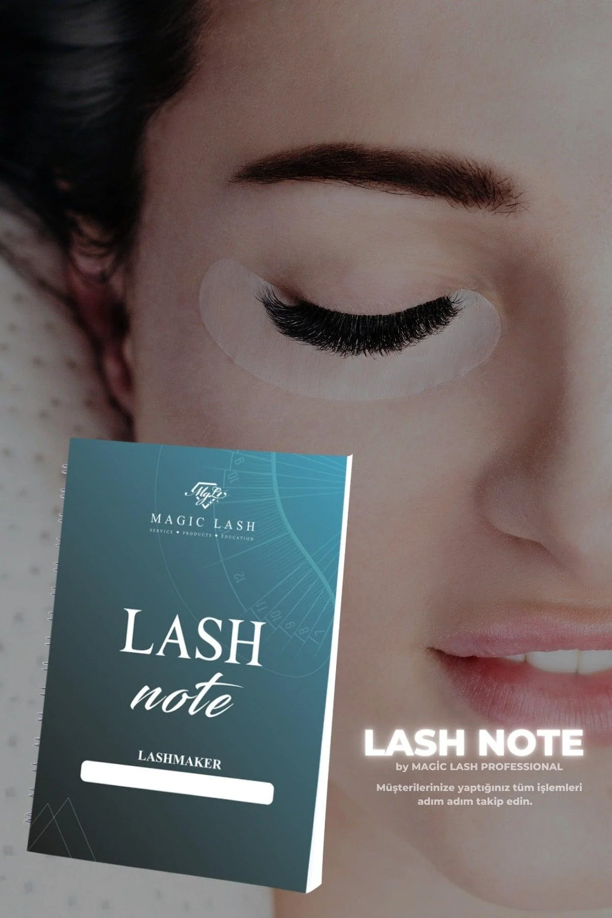 Professional Eyelash Artist Client Record Notebook