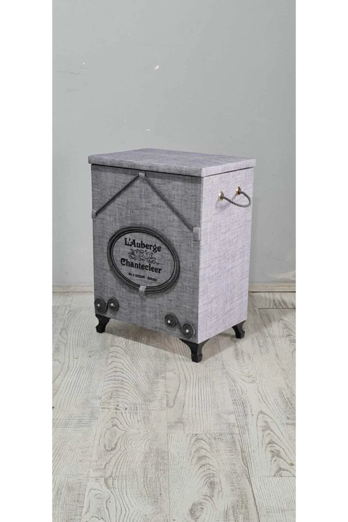 Decorative laundry basket 34 x 48 x 64 cm with stylish pattern