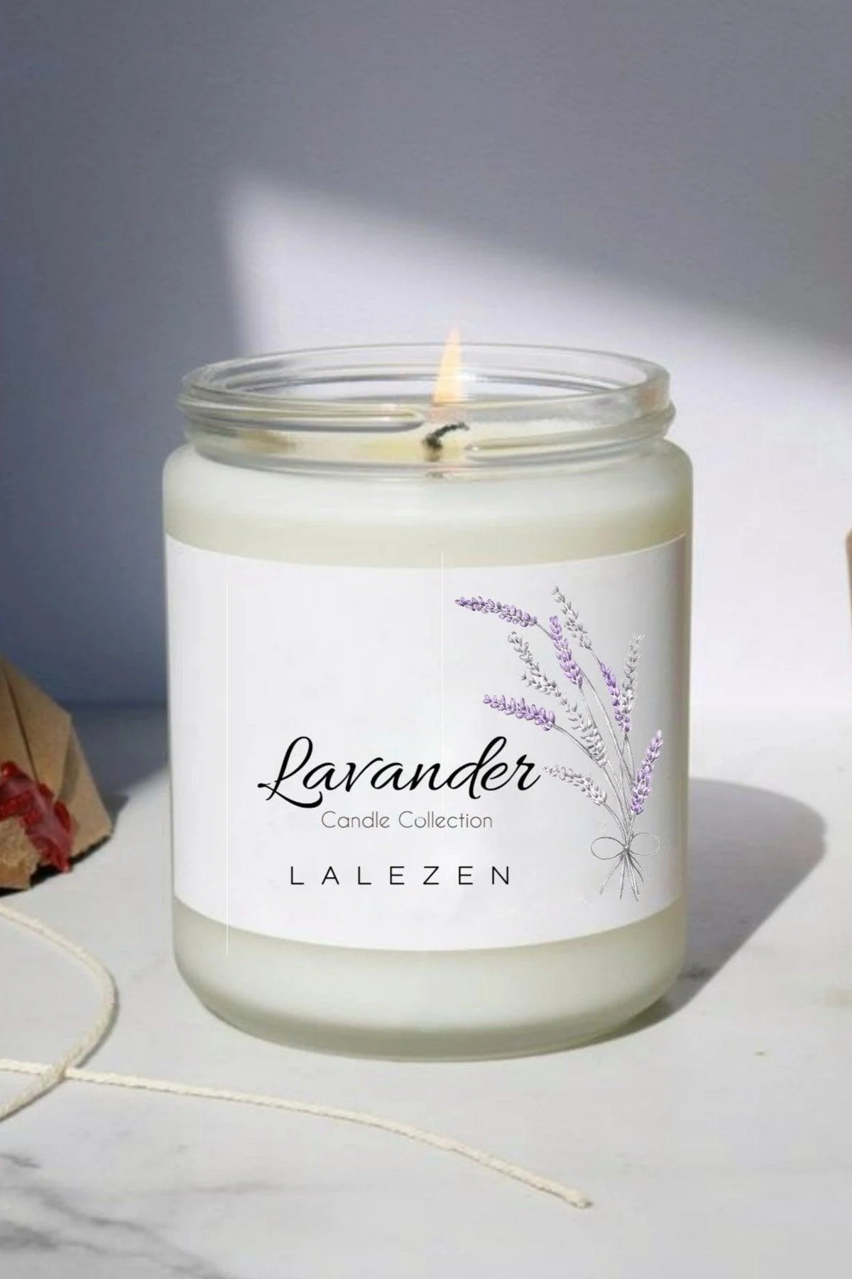 Lavender Scented Jar Candle