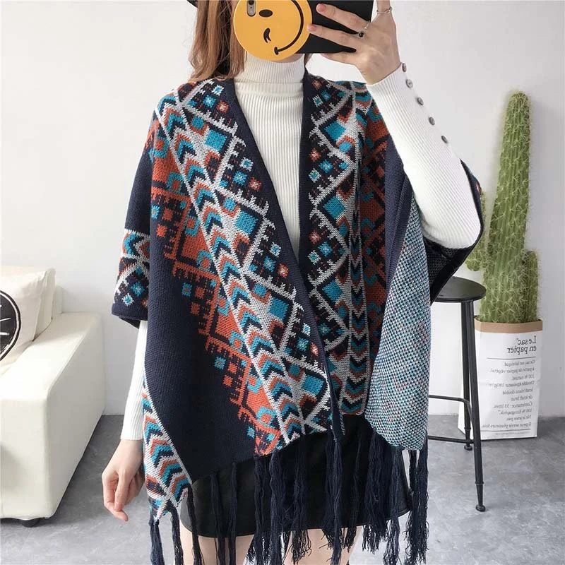 Layer Up in Style: Bohemian Wind Cape Coat