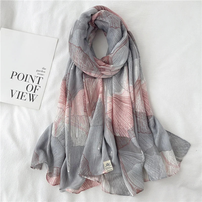 Leaf Print Scarf