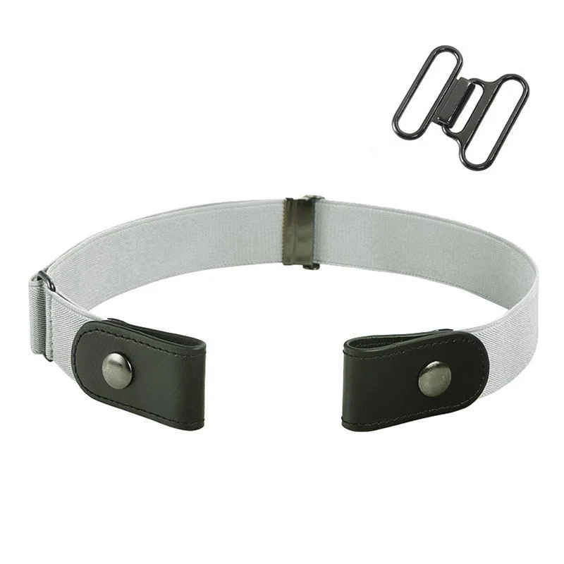 Leather Slim Stretch Invisible Belt
