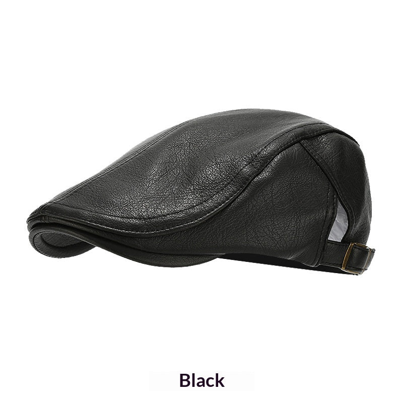 Leather Trapper Hat