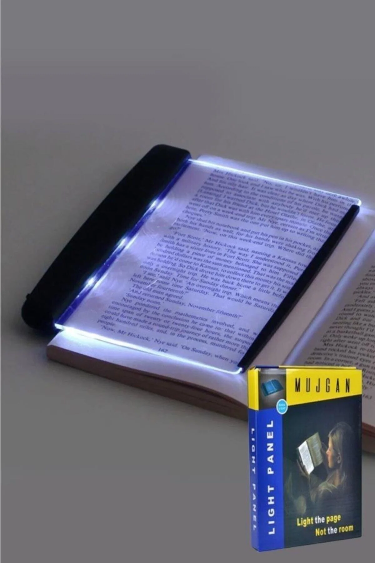 LED Book Light Clip - Portable Reading Lamp for Books and Notebooks