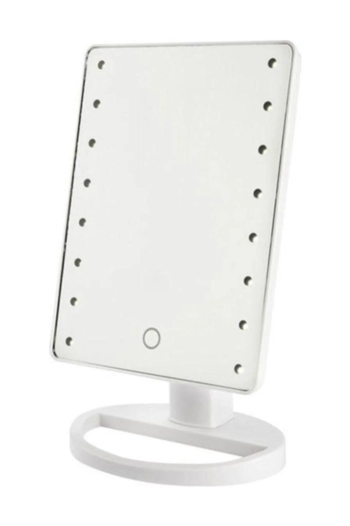 Battery-Powered LED Lighted Makeup Mirror with Touch Control