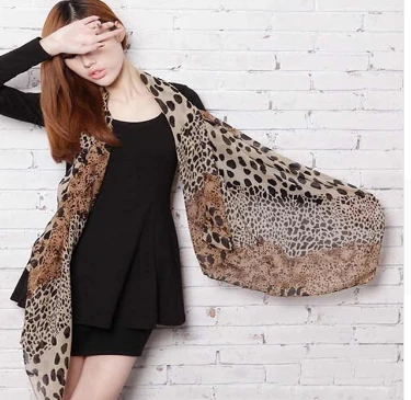 Leopard Shawl Wrap