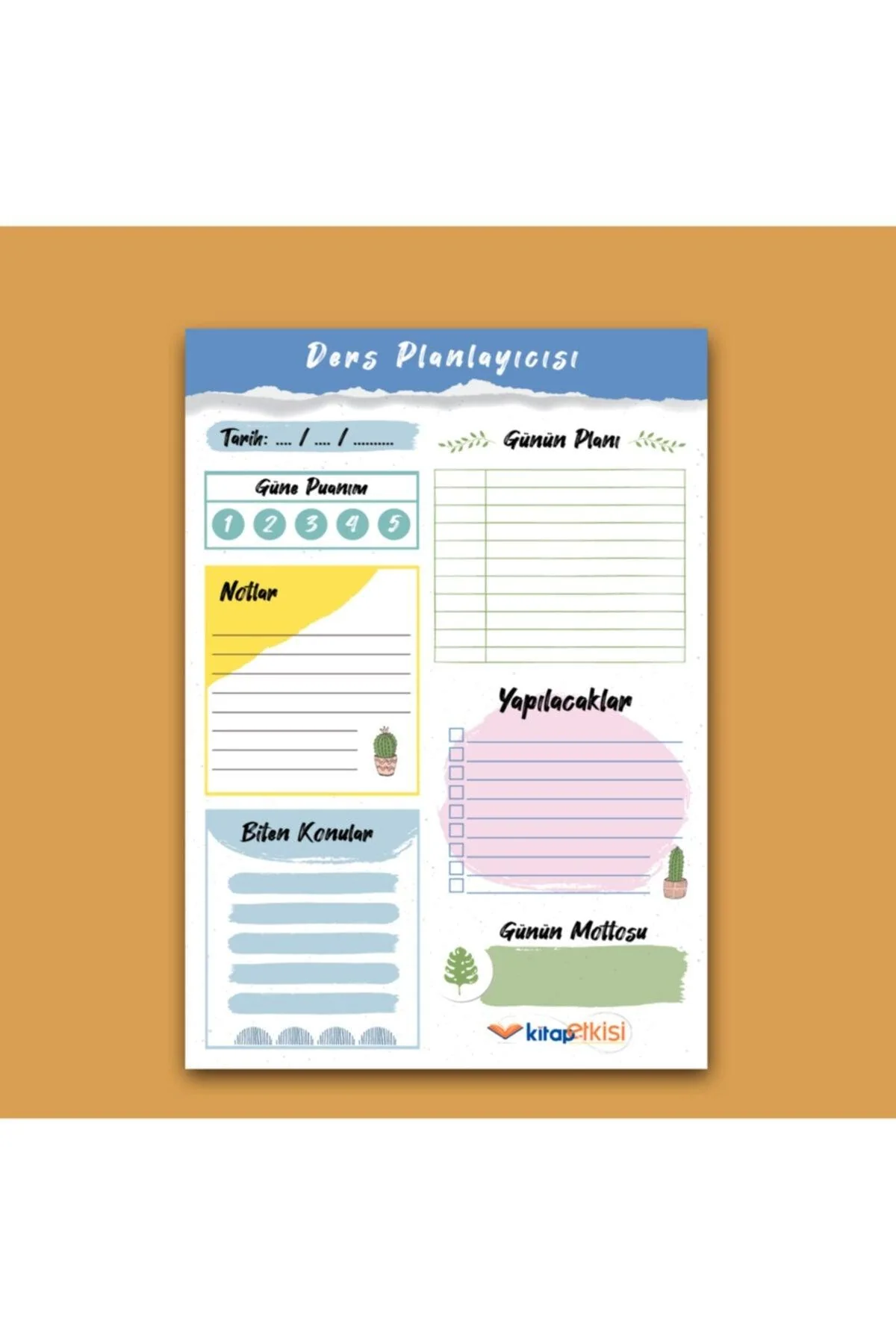12-month lesson planner with yearly and weekly layouts