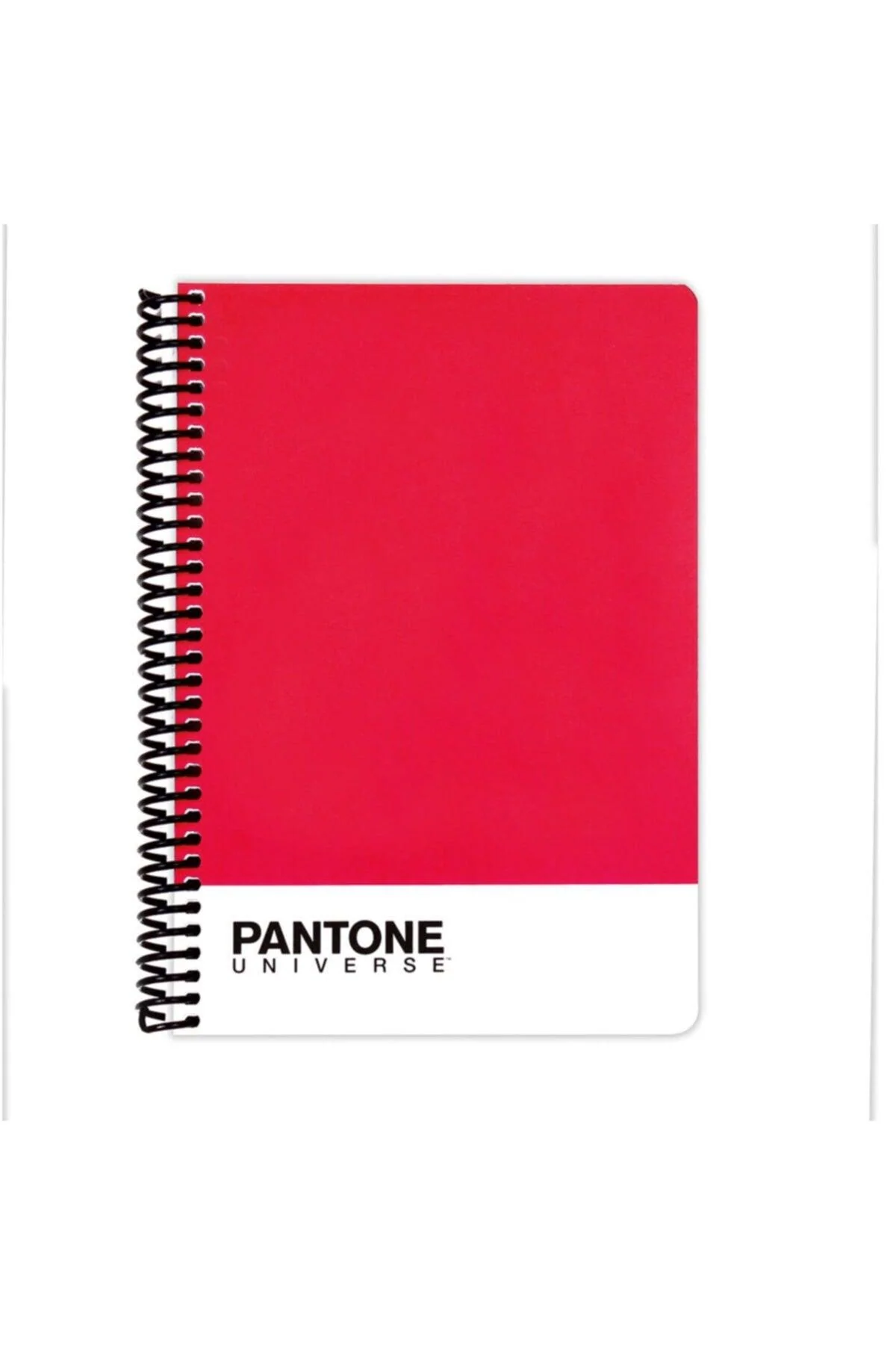 A5 lined spiral notebook 14.5 x 21 cm red cover