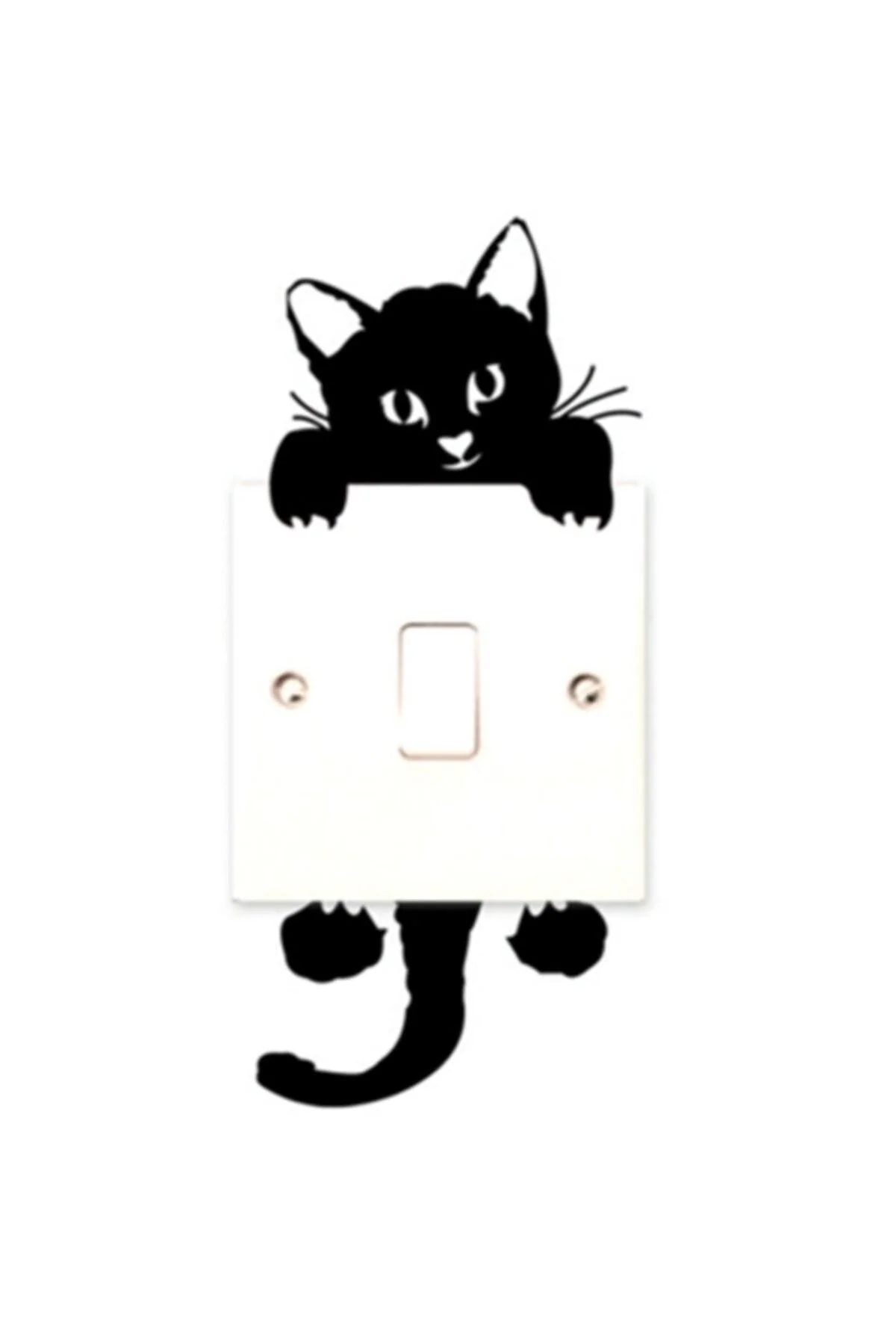 Personalized Black Cat-Themed Wall Sticker Decal for Indoor Use