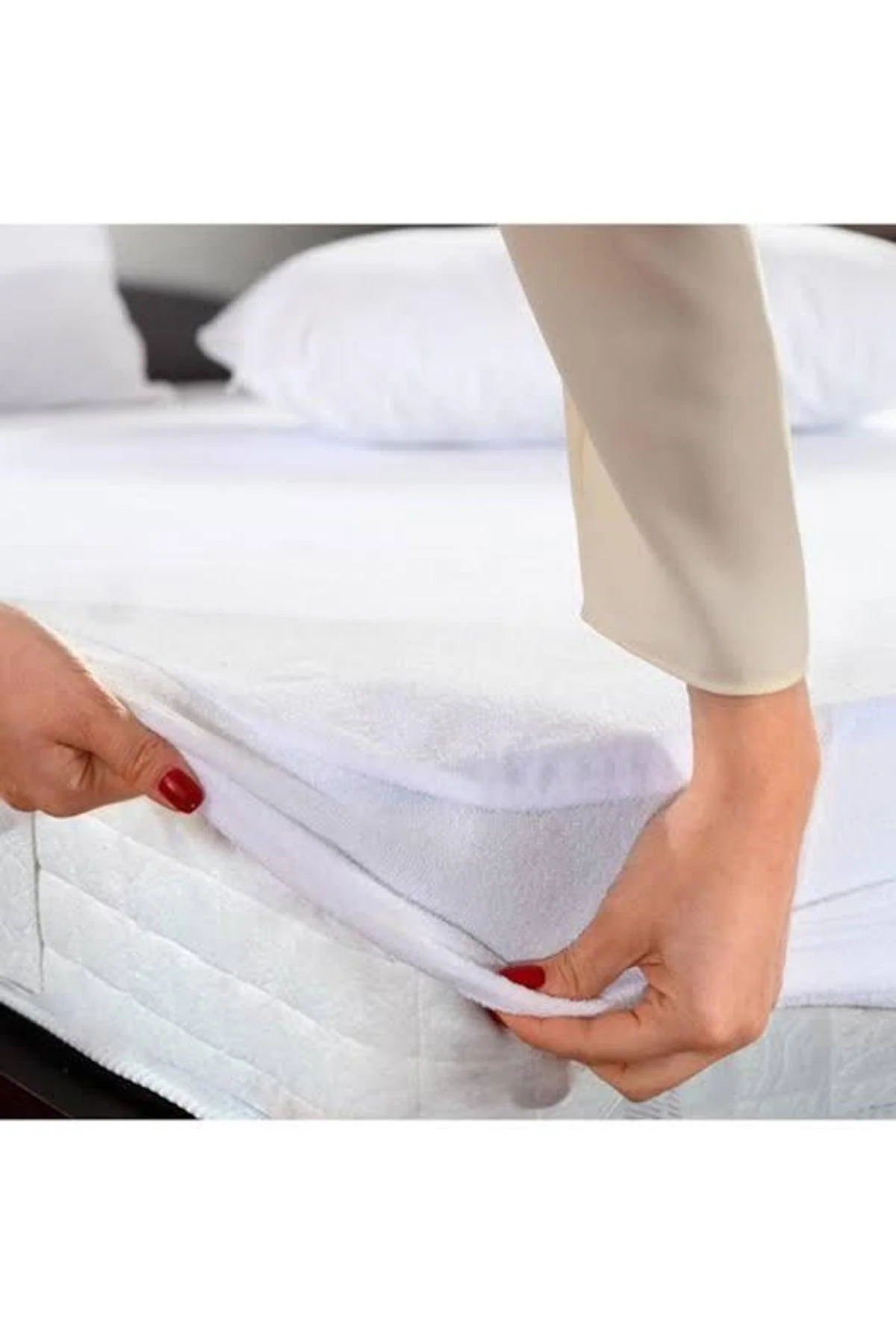 Liquid‑Proof Mattress Protector – Non‑Slip, Breathable, Anti‑Allergy Underlay