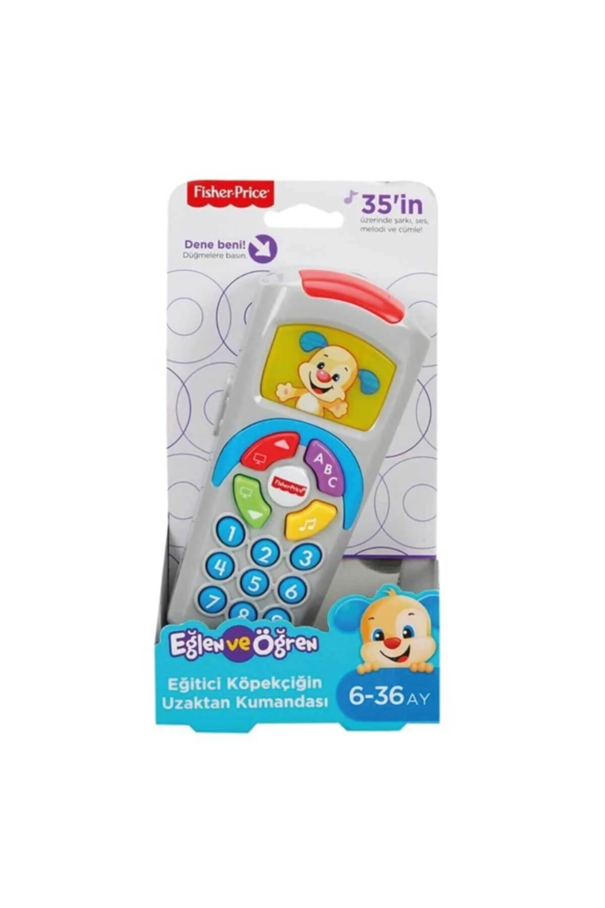 Educational remote control puppy toy for early learning