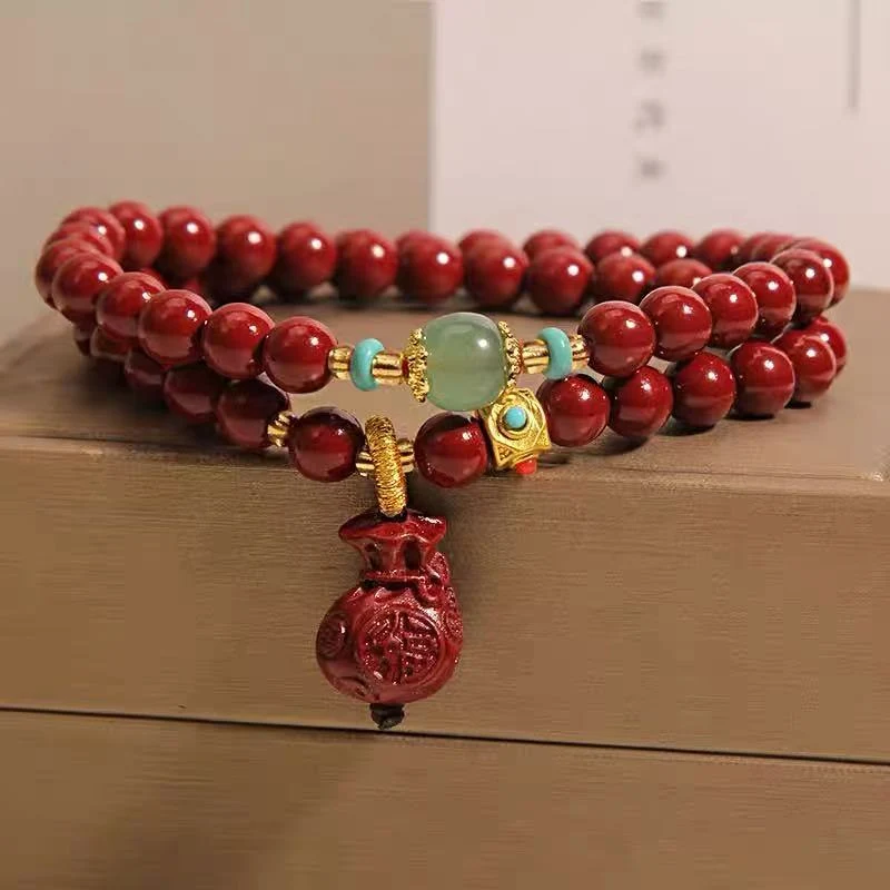 Lucky Jade Bead Bracelet