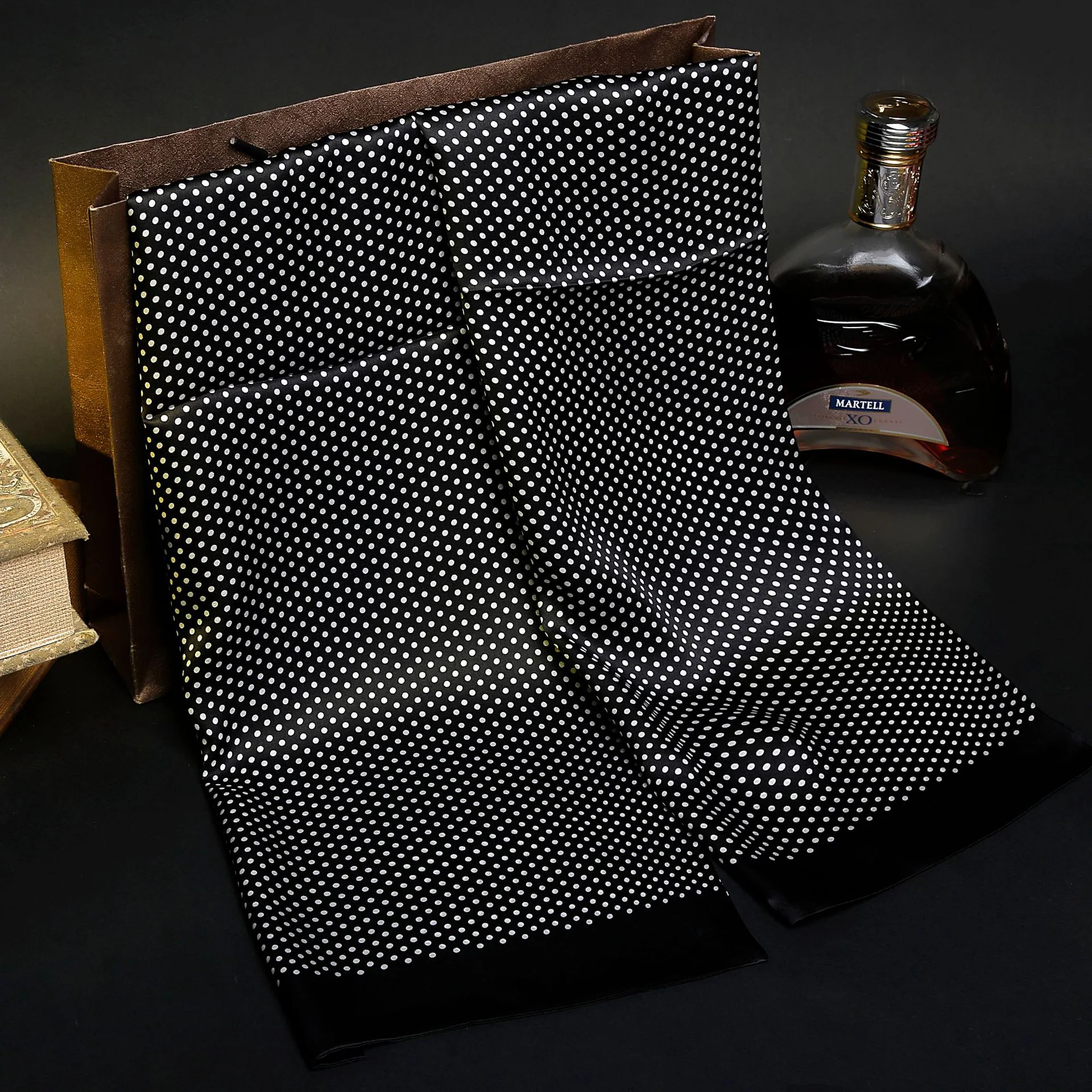 Luxurious Double-Layer Silk Scarf for Men