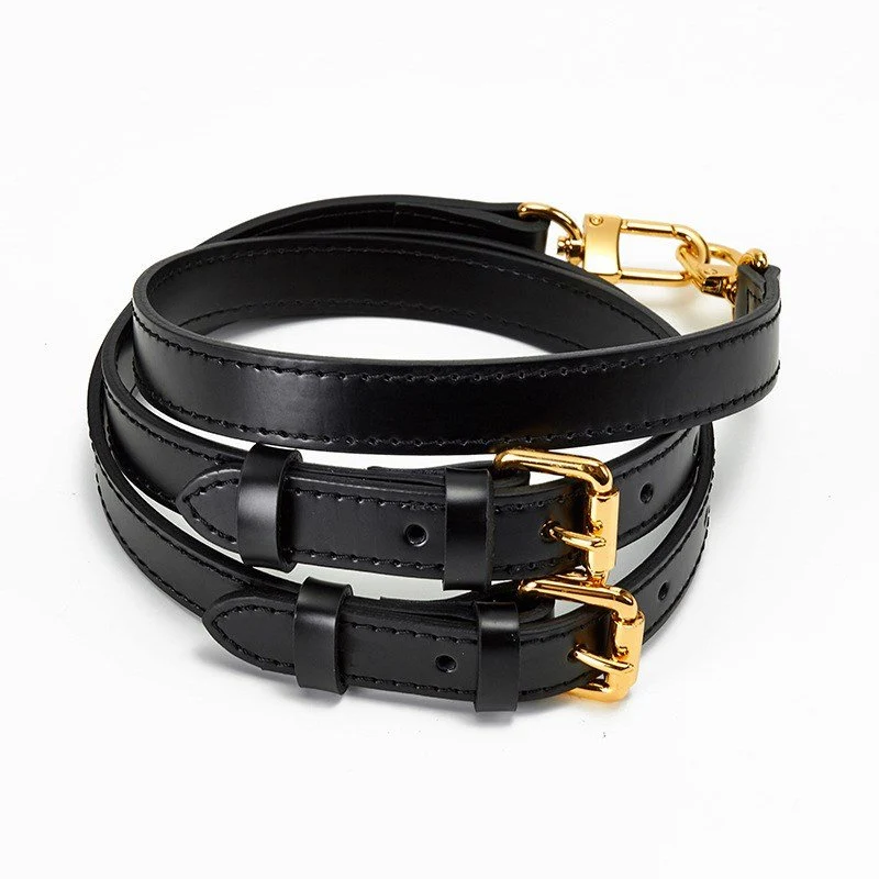 Luxurious Double-Sided Leather Shoulder Strap