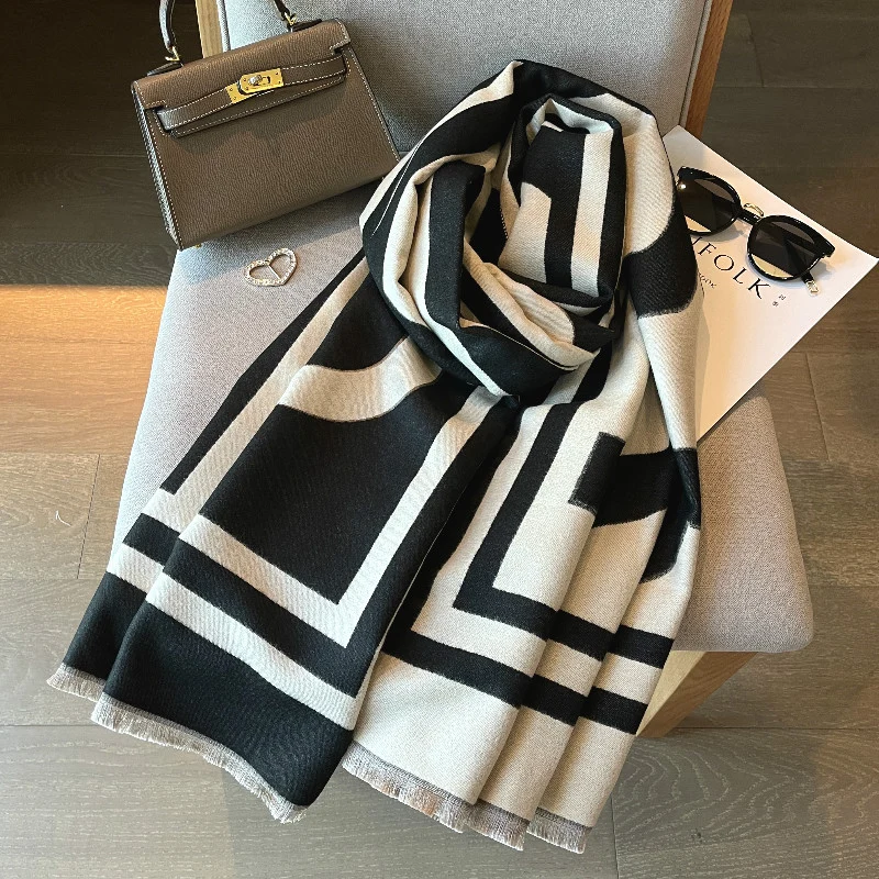 Luxury Black Shawl