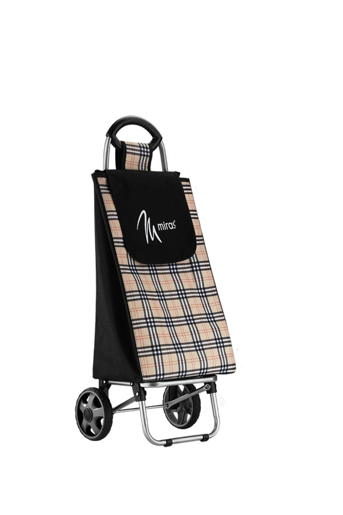 Heavy-Duty Market Trolley with Soundproof Wheels - 50 kg Capacity