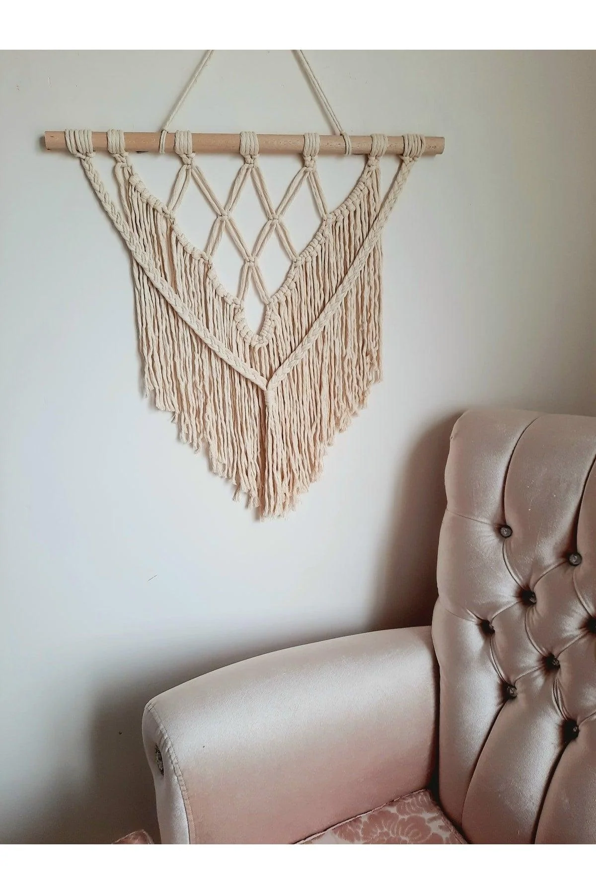 Handcrafted Macrame Wall Ornament, 17-35 cm