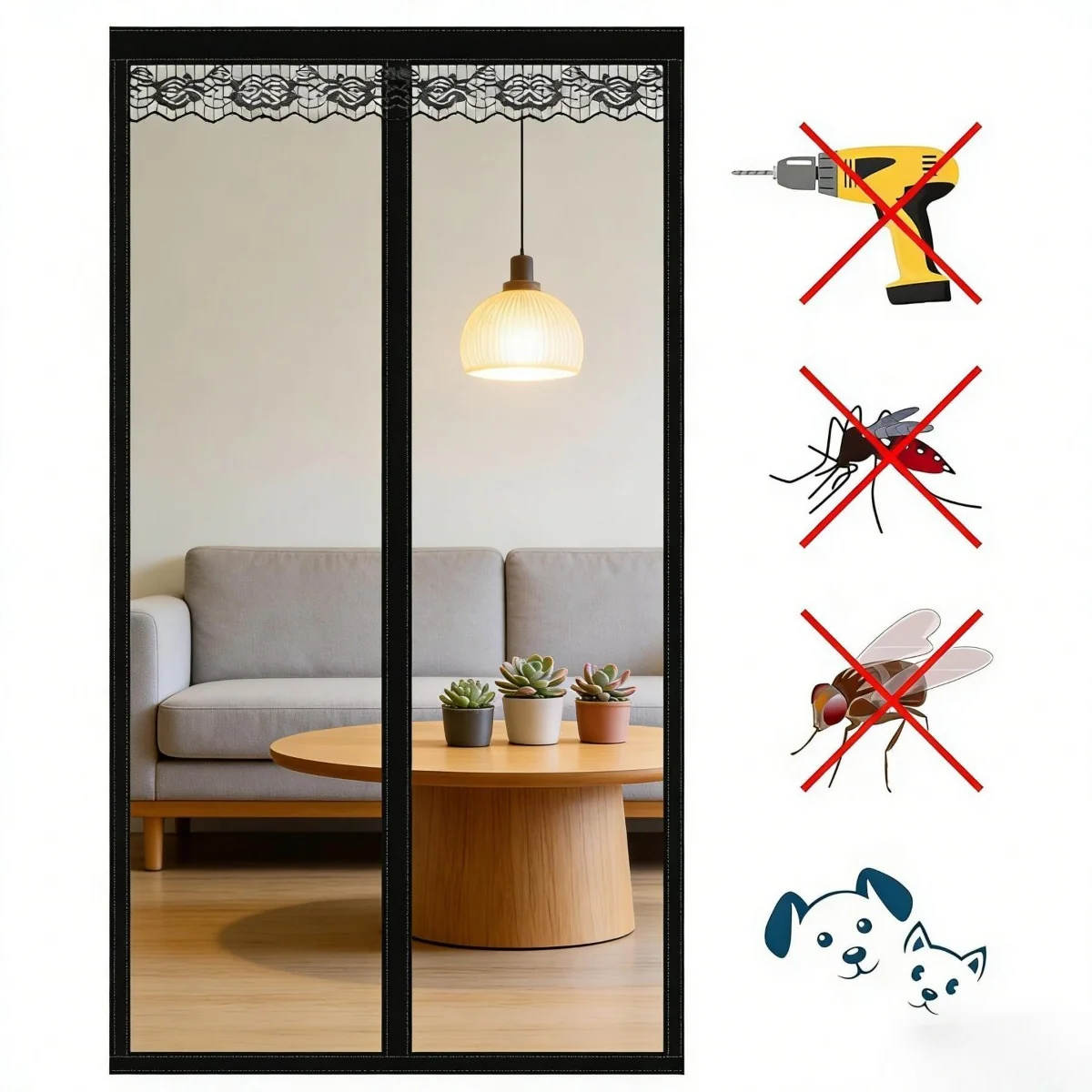 Magnetic Fly Screen