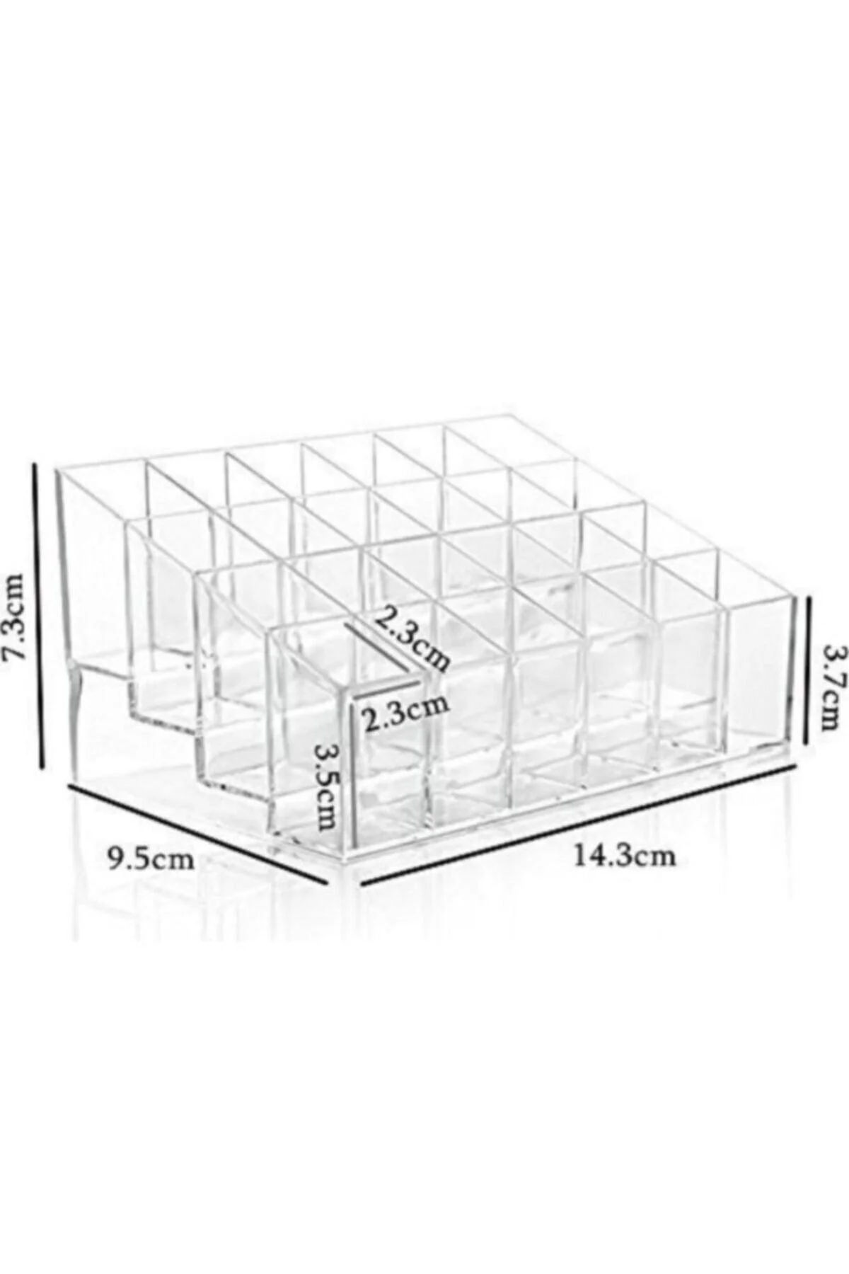24 Compartment Makeup Organizer Box