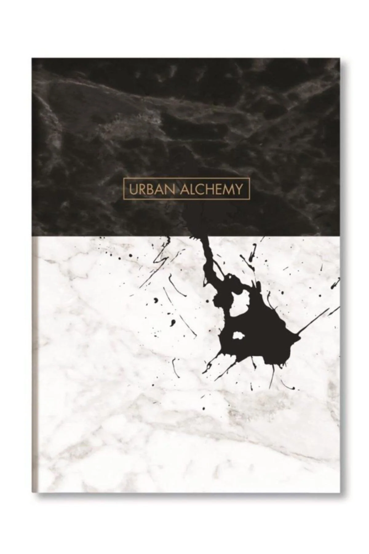 192-Page Marble Unlined Hardcover Notebook