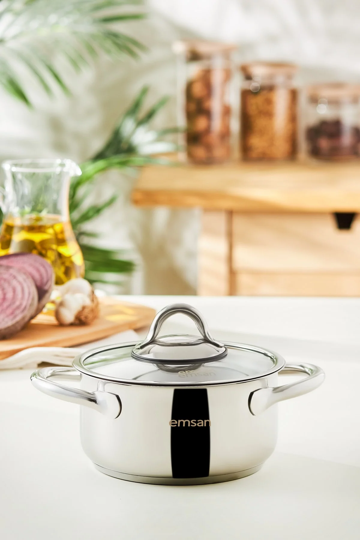 16 cm stainless steel deep cooking pot