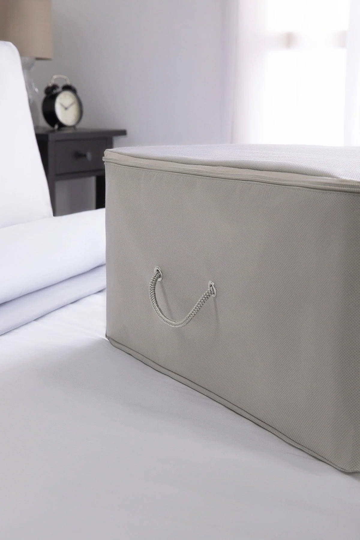 Large stone-colored base storage bag
