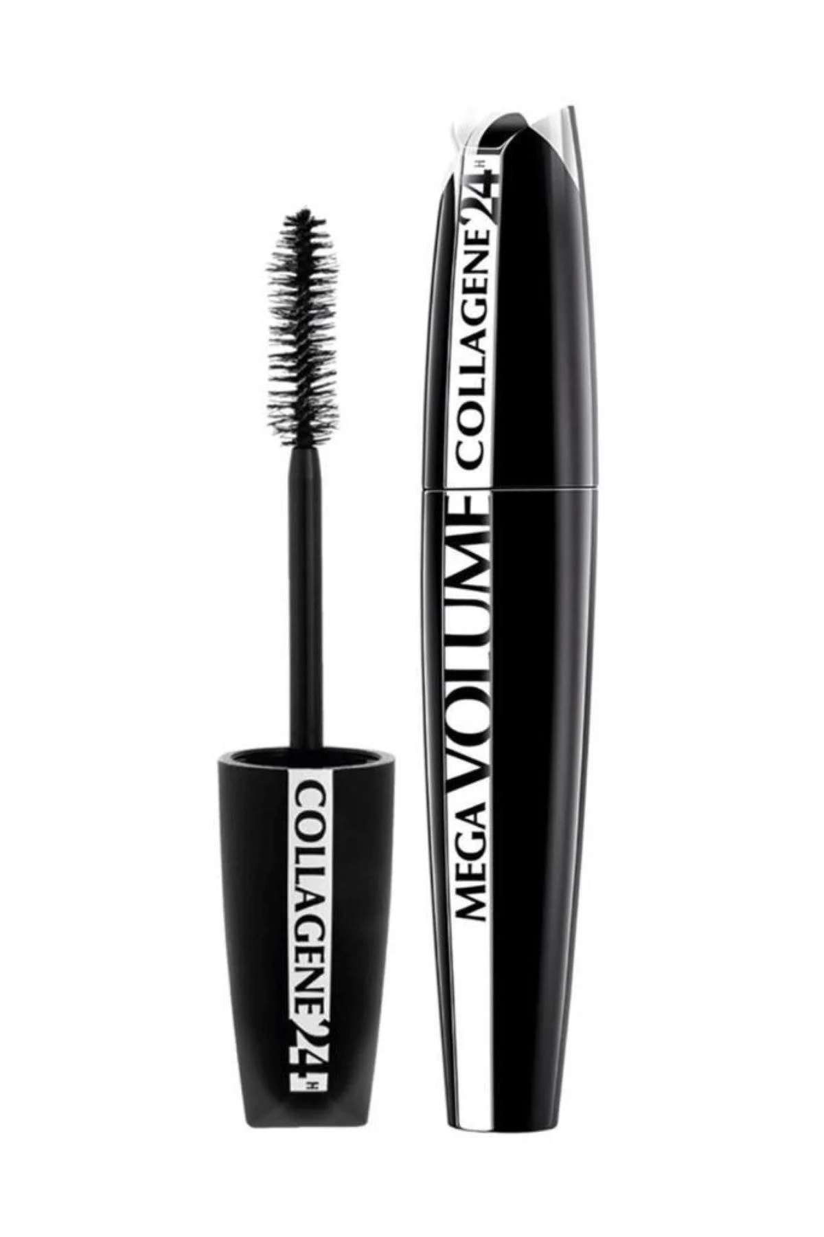 24‑Hour Mega Volume Collagen Mascara – High‑Impact Black