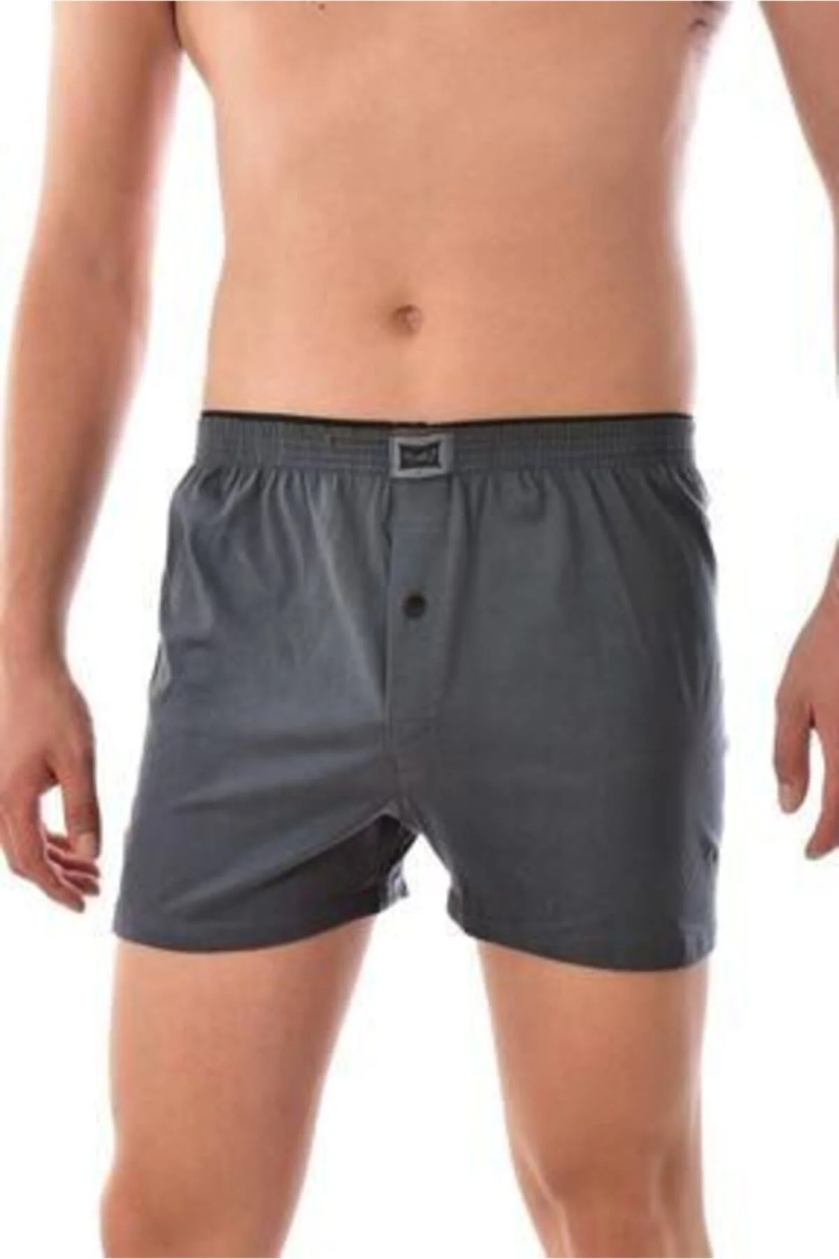 Men's 6-pack combed cotton plain boxer briefs