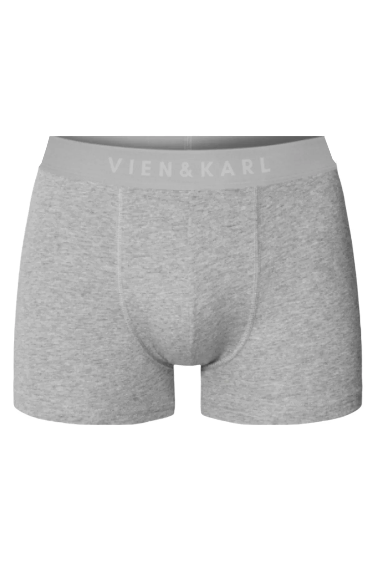 Men's Gray 5-Pack Cotton Lycra Boxer Shorts