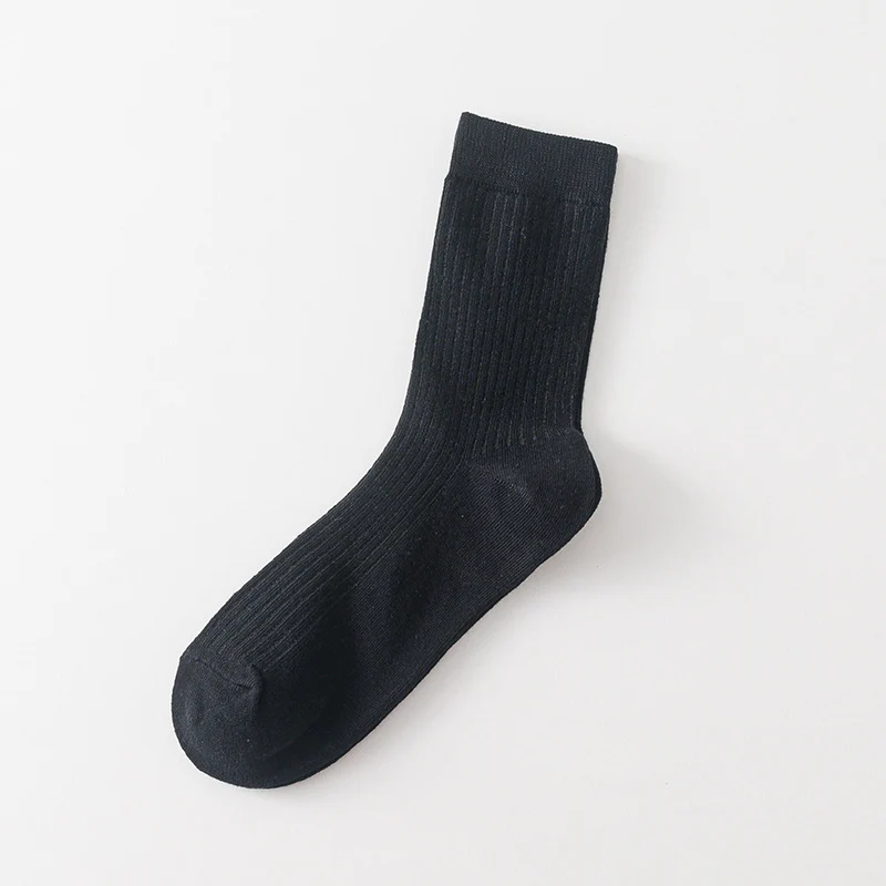 Men's Mid-calf Length Solid Color Socks
