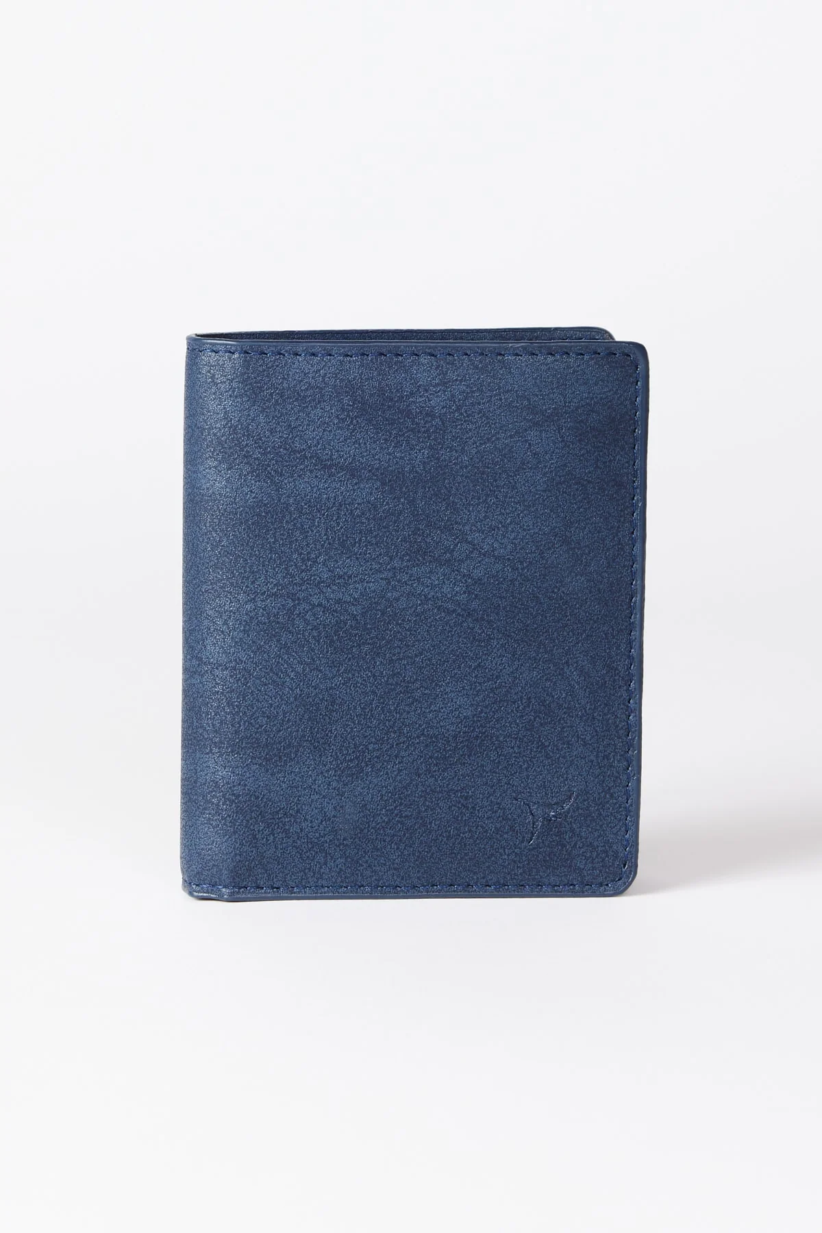 Men's Navy Blue Classic Wallet – Slim Leather Wallet with Multiple Card Slots