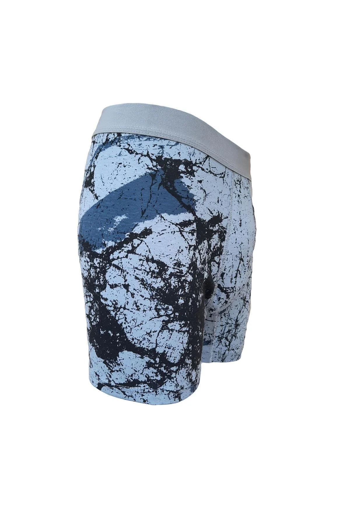 Men's 5-pack patterned cotton lycra boxer briefs