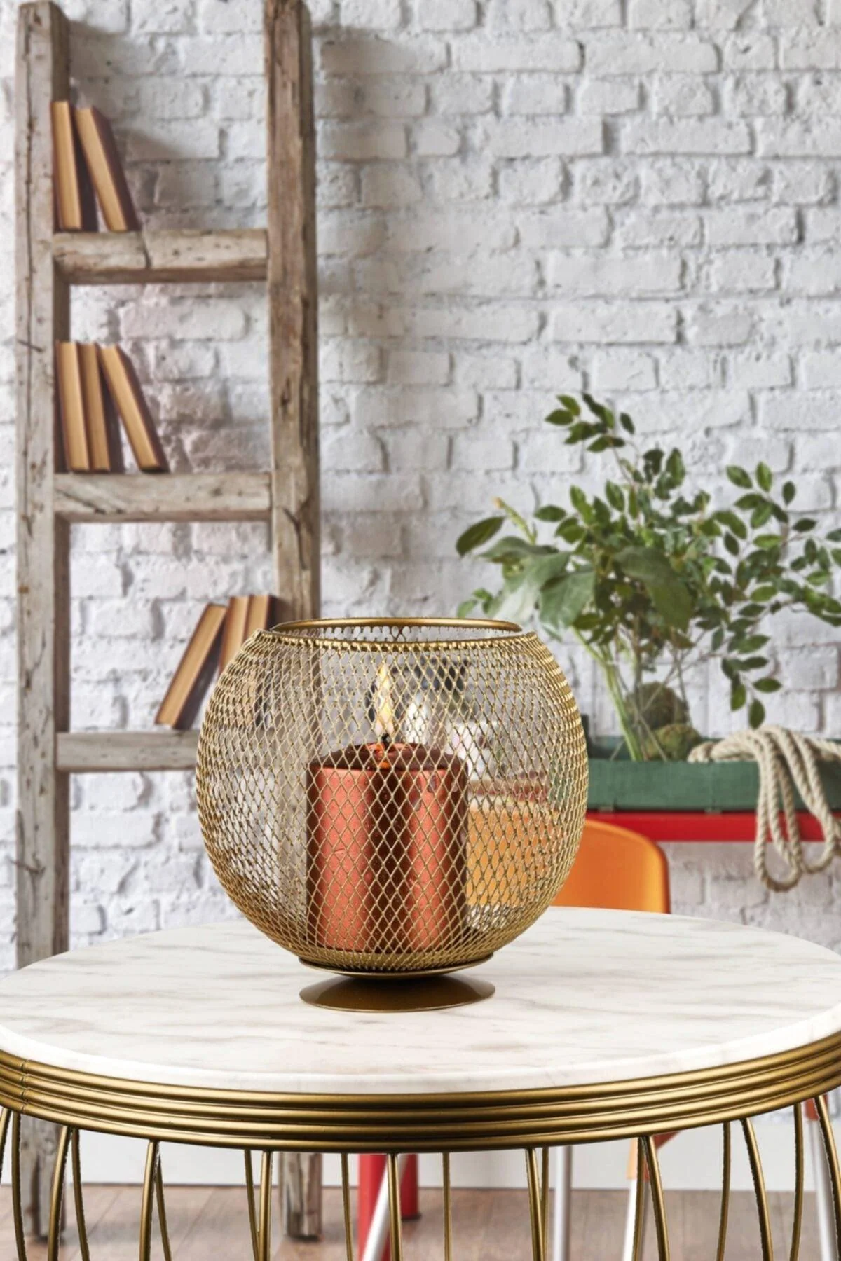 Decorative Metal Candle Holder for Home Decor