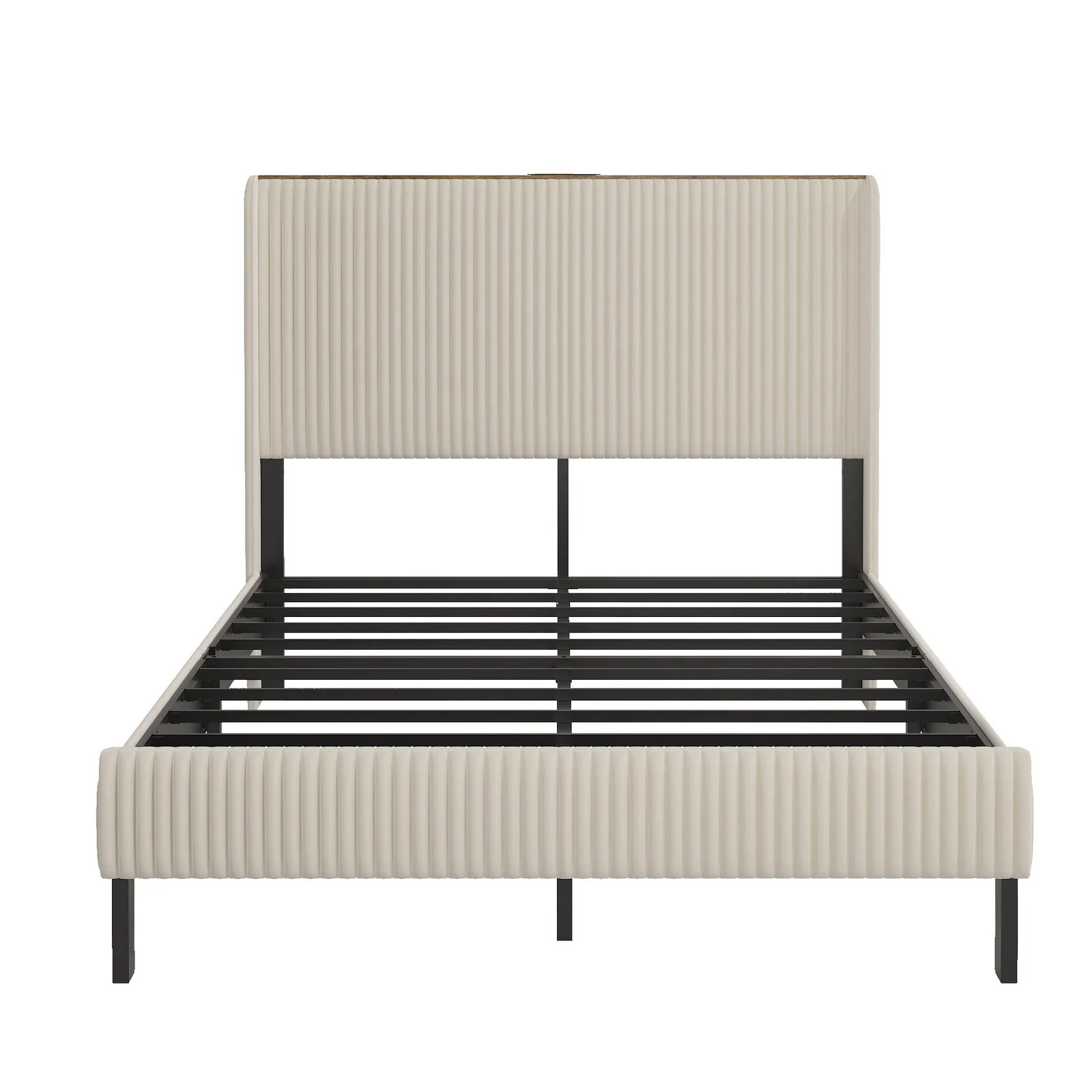 Metal Bed Frame w/ USB Charging