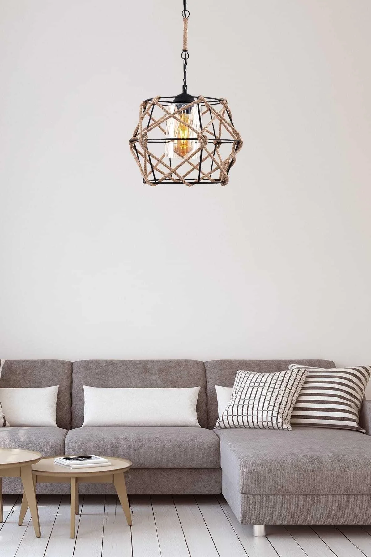 Adjustable height single chandelier in modern or antique finishes