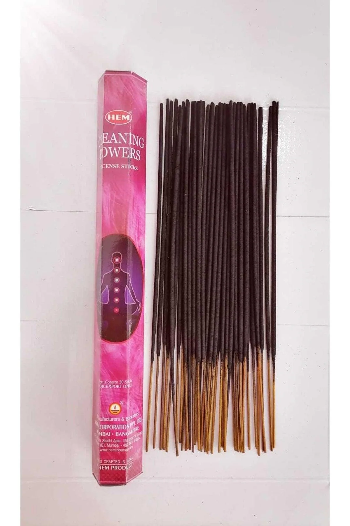 20-Piece Fragrant Incense Sticks Set in Gift Box