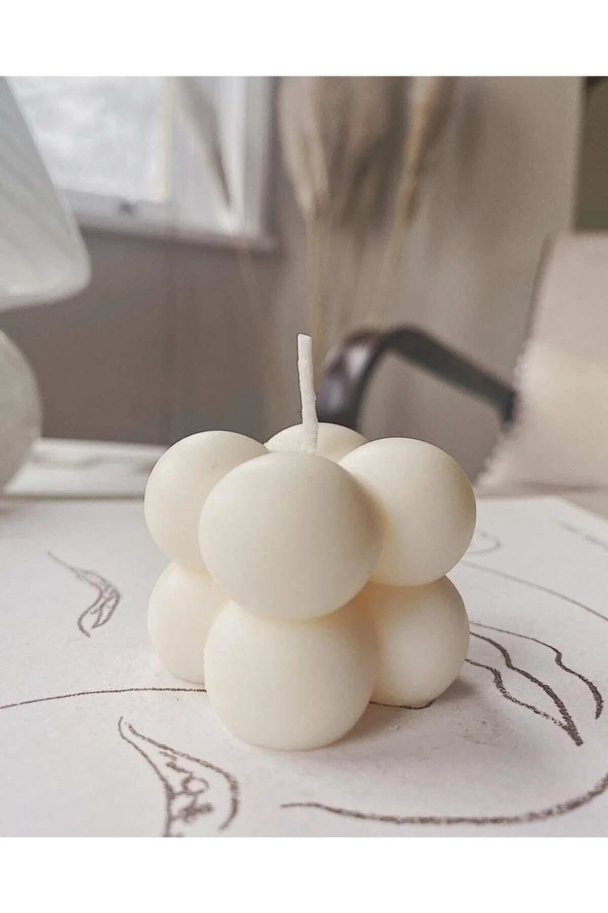 Mini soy wax aromatherapy candle 3x3 cm