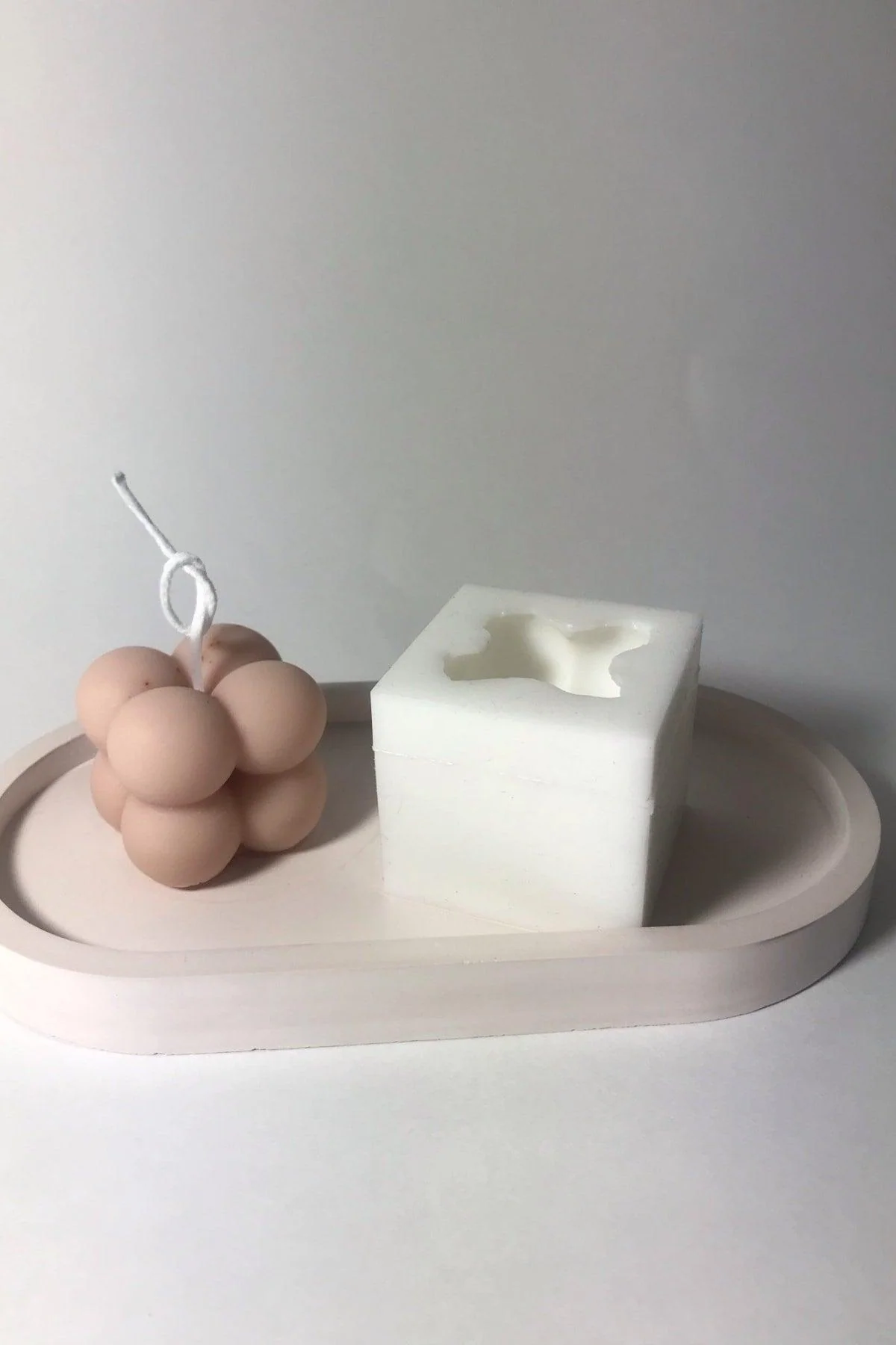 Mini Bubble Silicone Candle Mold 3.5cm for DIY Candles and Soaps