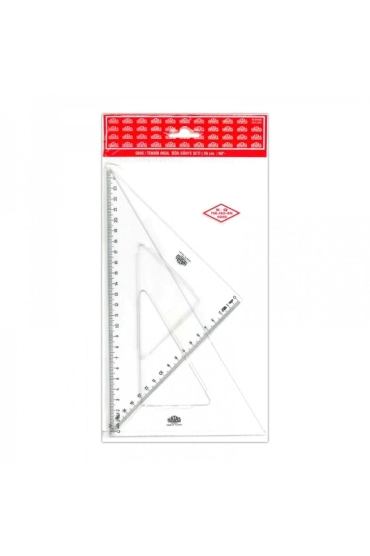 Plastic miter set for 45 and 60 degree angles, 26 cm