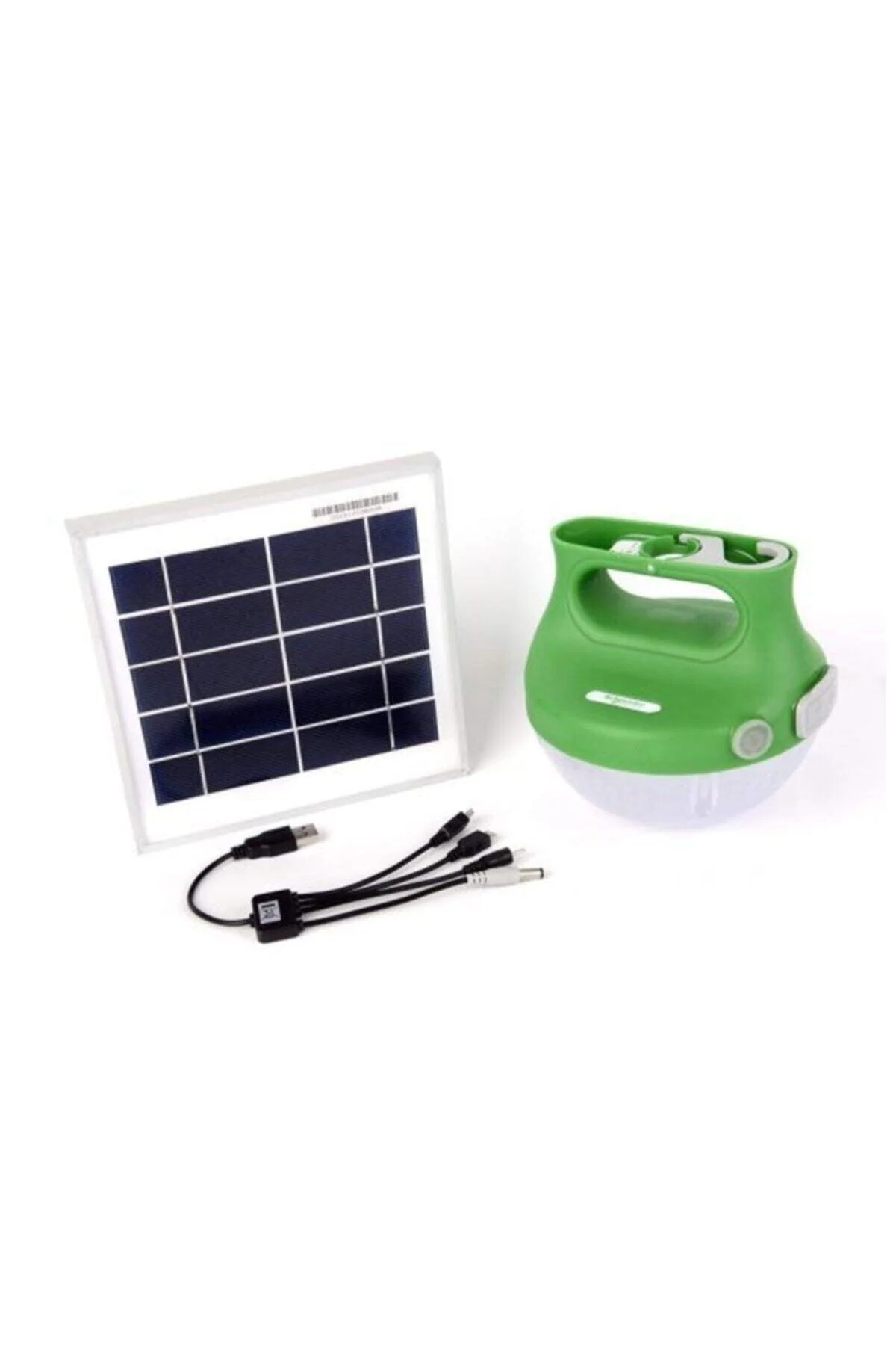 Solar-powered outdoor lamp with motion sensor for security lighting