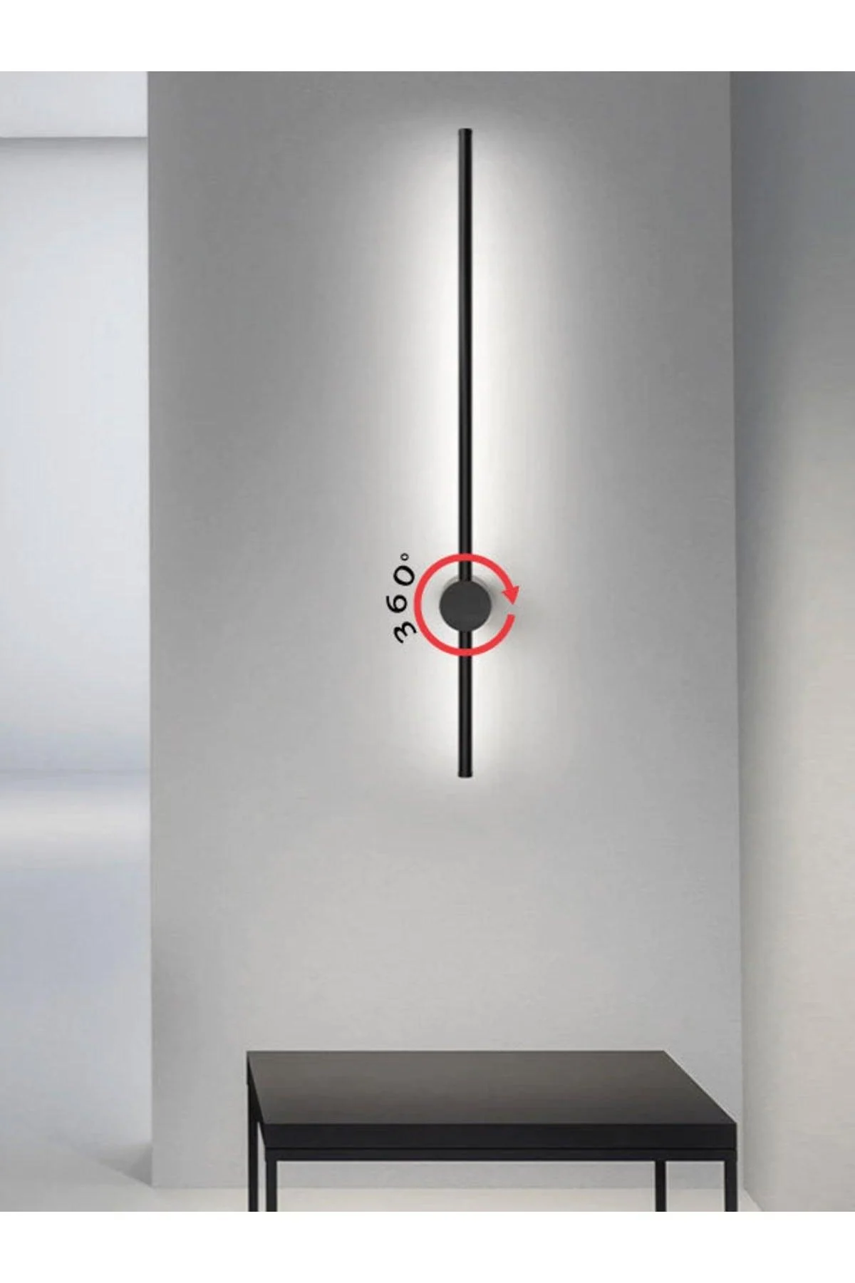 Modern LED Wall Sconce with Adjustable White Light 50 cm