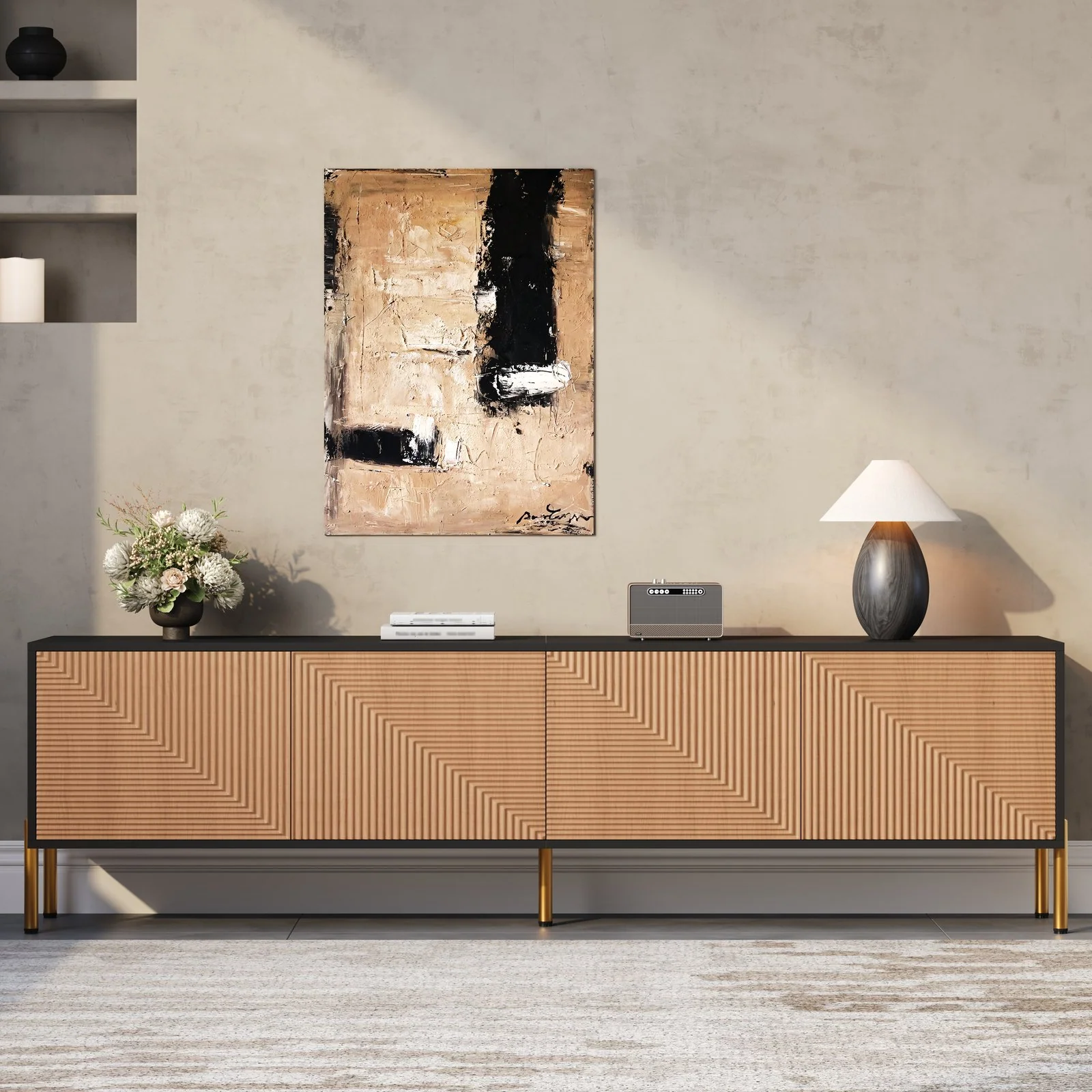Modern Low TV Stand