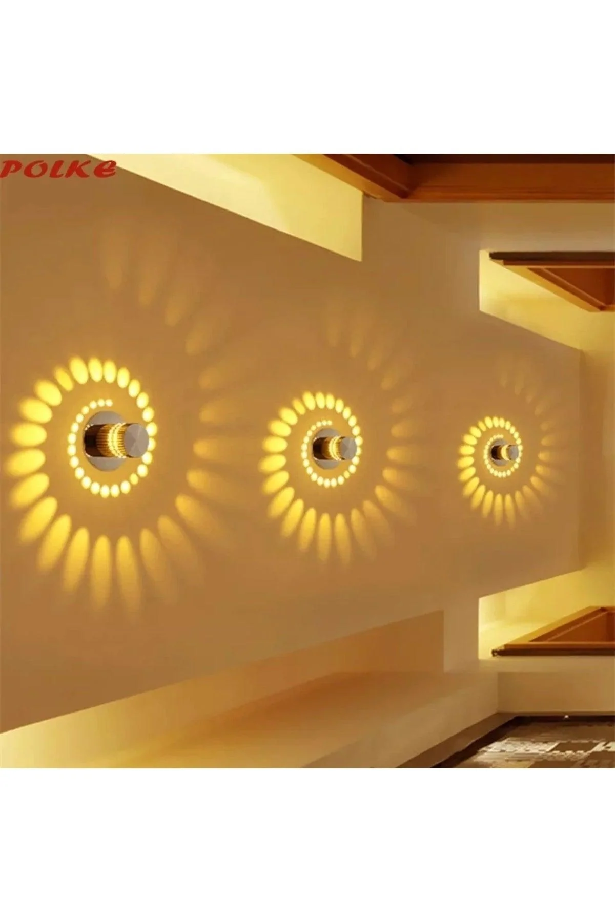 Remote-Controlled RGB LED Spiral Ceiling Light